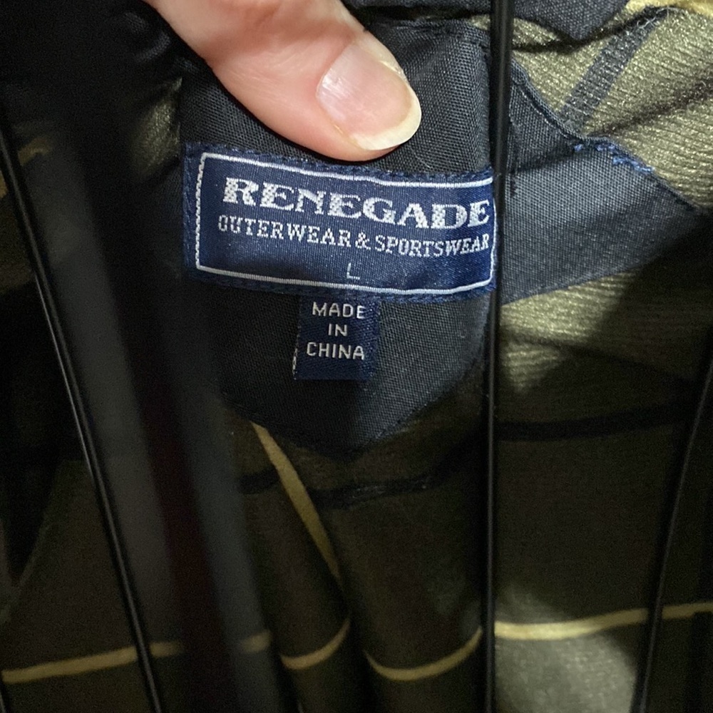 Renegade Full Zip Green Puffer Blanket Lined Vest Jacket - Picture 5 of 9